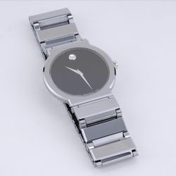 Mens Movado Valor Tungsten Carbide 