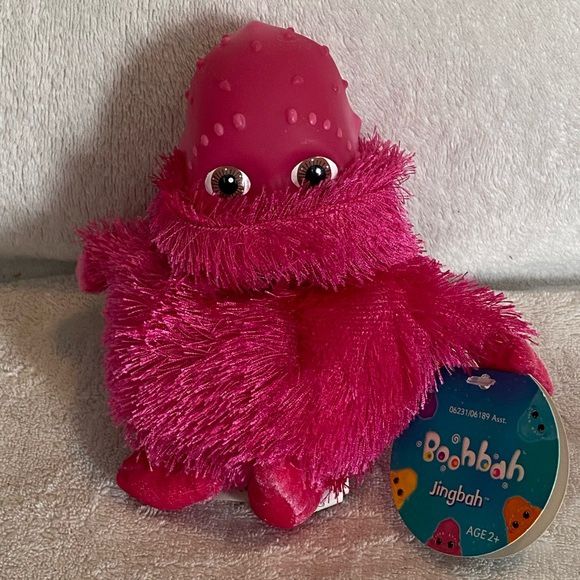 VTG 2004 Boohbah Ragdoll Jingbah Plush Pink Bean Bag Stuffed Toy