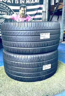 🇺🇸 2 USED TIRES 295/35ZR21 PIRELLI SCORPION ZERO ALL SEASON USED TIRES 295 35 21