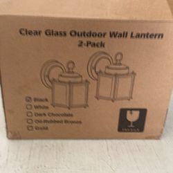 Brand New Black Wall Lanterns
