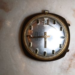 Vulcain 17 jewel Windup Watch, Movement Good Case Has Problems.