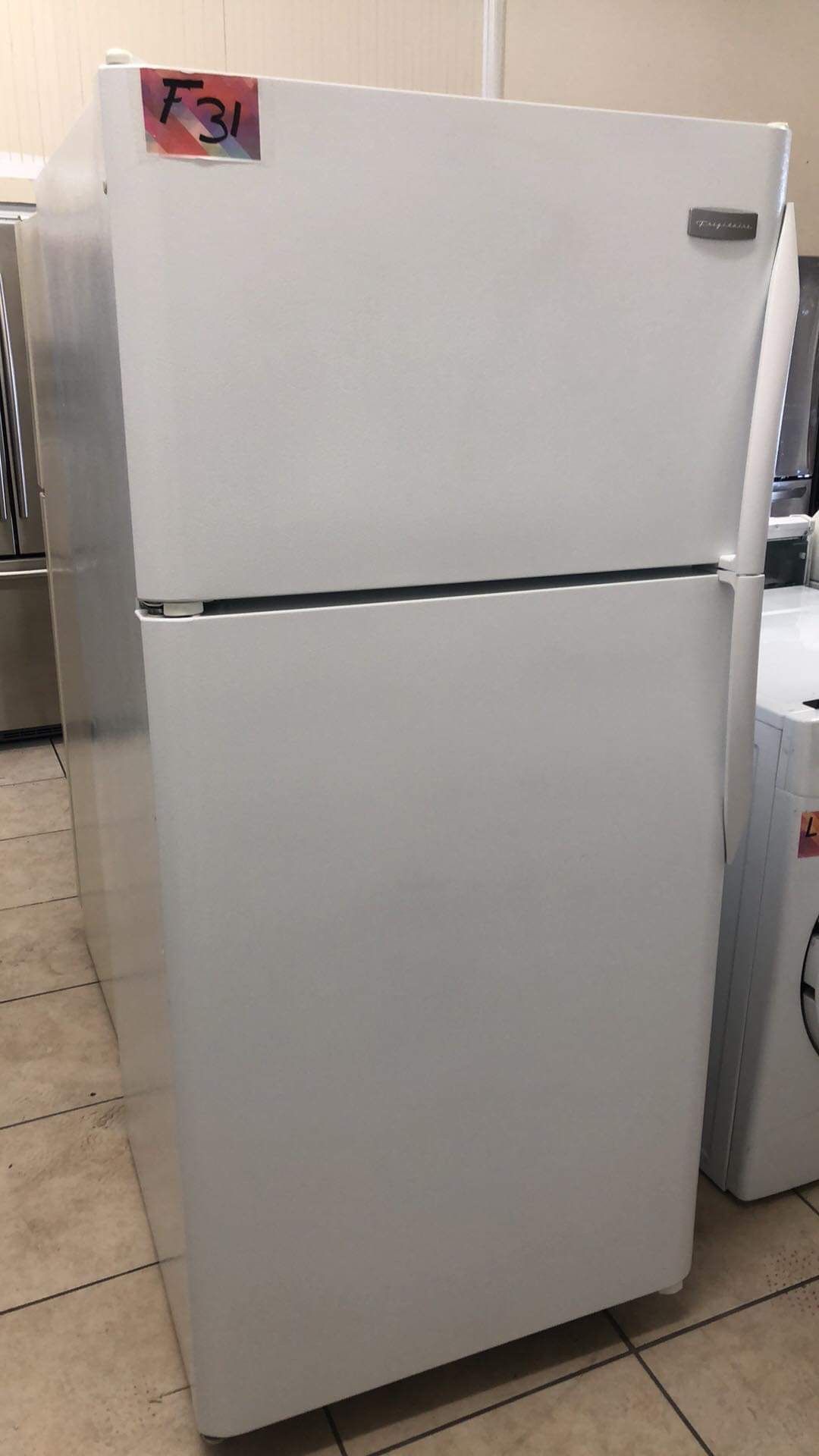 Refrigerator top and bottom fridge 30 width