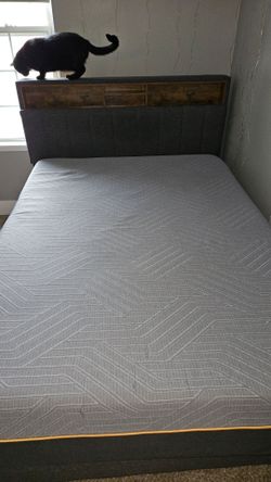 Full Size Bed Frame & Mattress Set – Great Condition
