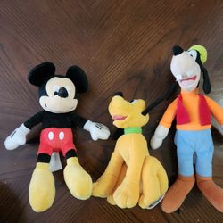 DISNEY MICKEY, PLUTO & GOOFEY Pick up 2day $12