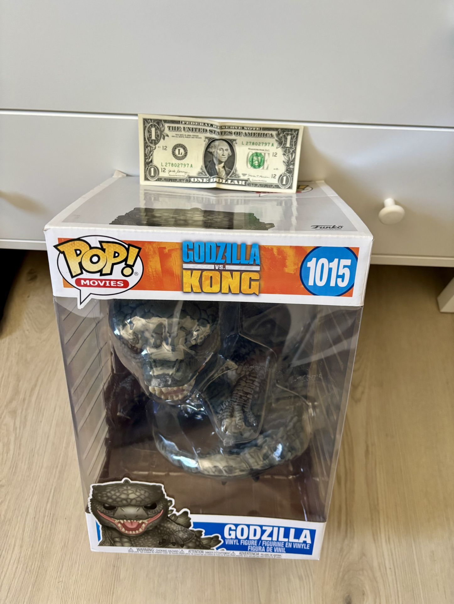 Godzilla -Jumbo Figure Funko Pop #1015-Open Mouth-Brand New