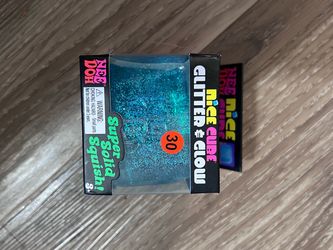 Nee Doh Nice Cube Glitter & Glow Squishy Toy