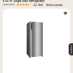 6 cu. ft. Single Door Refrigerator 