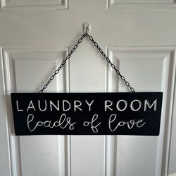 Laundry Sign For Wall Decor