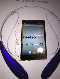 Zte Max MetroPCS and Wireless Headset Combo