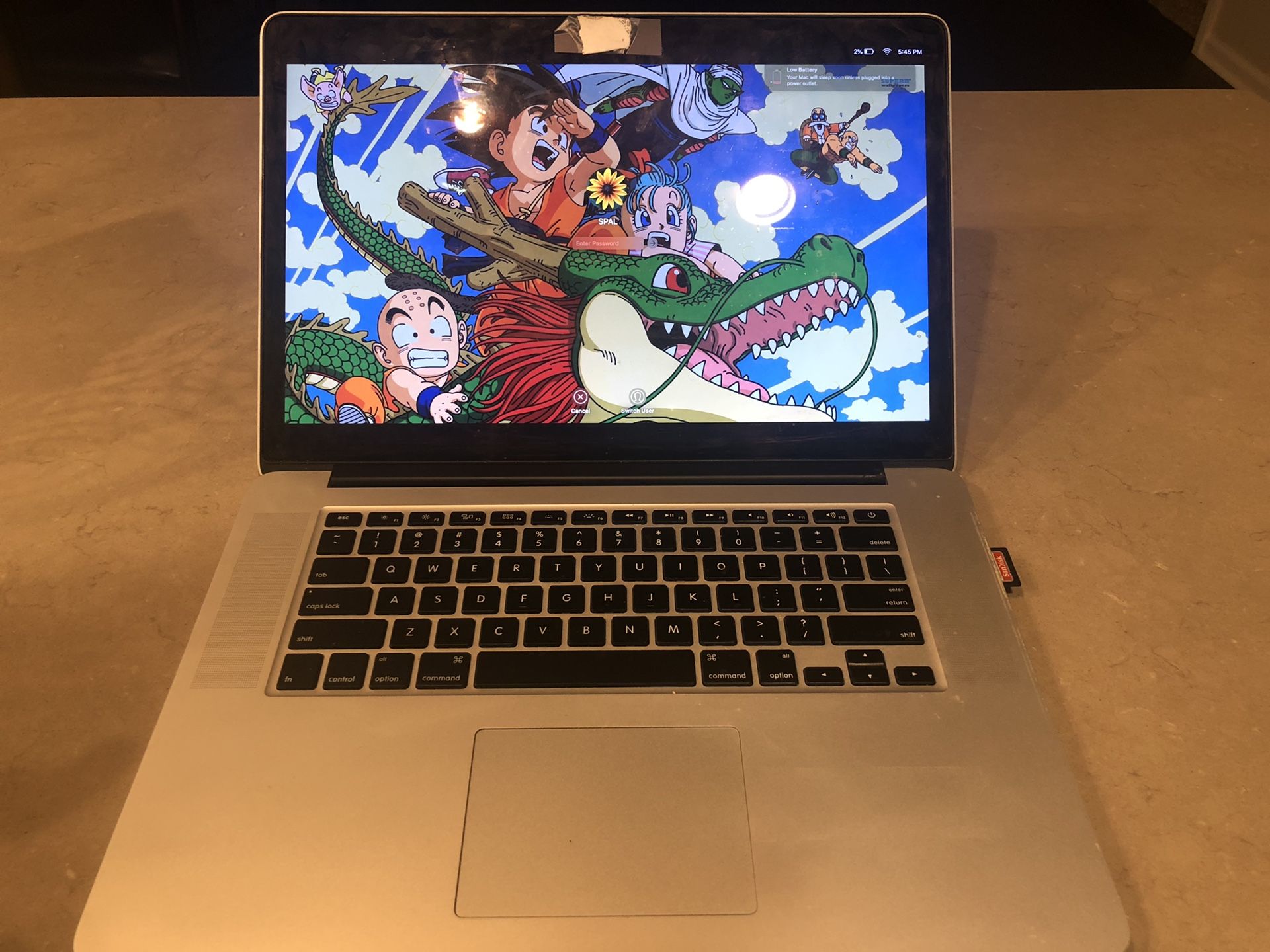 2013 15inch MacBook Pro Retina display