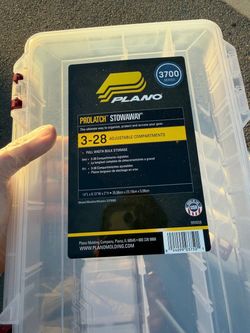 6 New Plano ProLatch StowAway 3700 Tackle Storage Boxes - $25