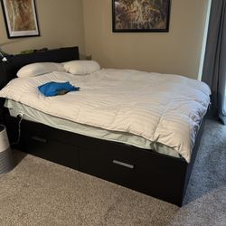 Ikea Need storage Queen bed With head board