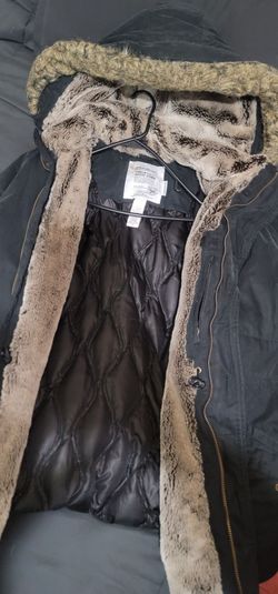 Eddie Bauer Goose Down Parka with Fur Hood