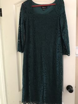 Green Lace Dress Size 10