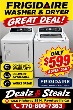 Frigidaire Washer & Dryer for Sale
