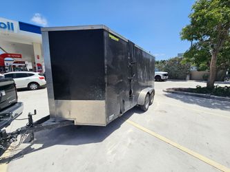 Used Trailer "2023" 7x14 +2ft v nose, one owner Pulls Great Clean Documentation In Hand ✋️ READ DESCRIPTION FIRST, LEA PRIMERO.