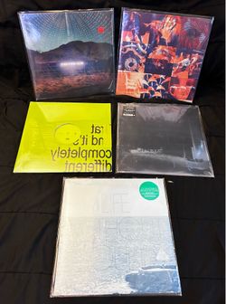 Indie and pop rock vinyl records