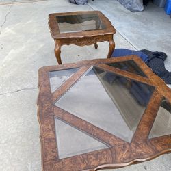 Coffee table and end table