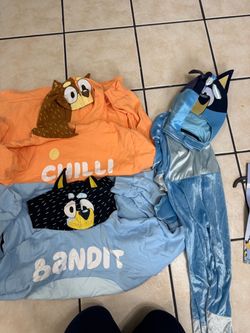 Bluey and parents costumes