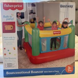 Fisher-Price Indoor Bouncer with Built-in Pump