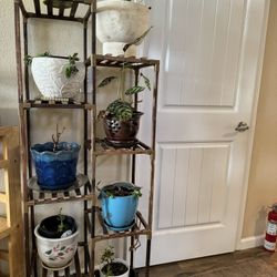 Plant stand With Wheels. Plants Not Included