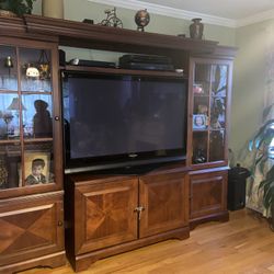 Entertainment Center And Coffee Table 