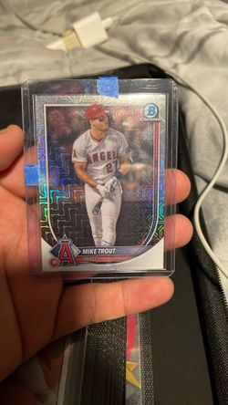 Mike trout bowmen chrome