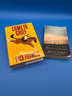 Lot of 2 books Come to grief Dick Francis +