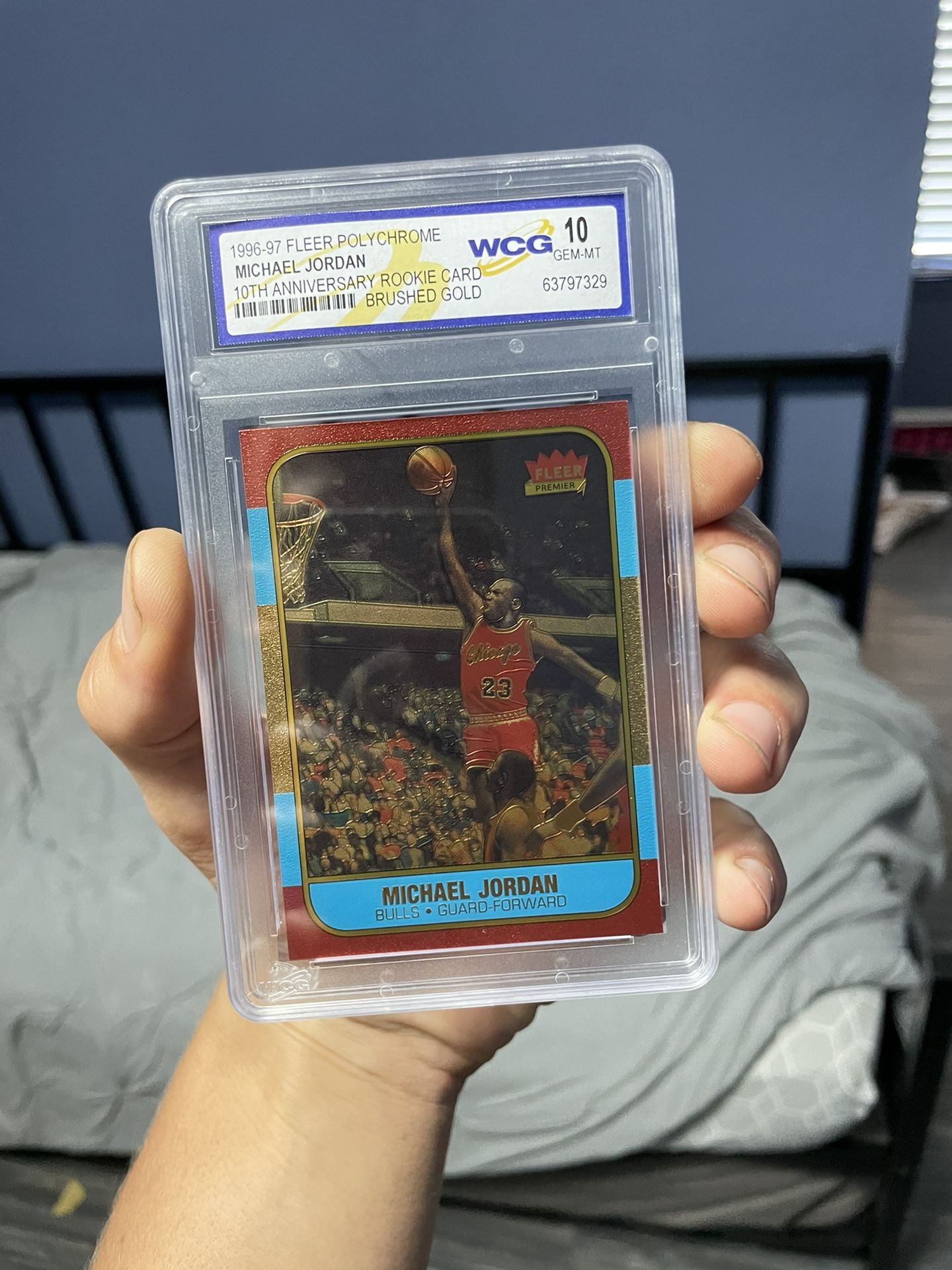 Michael Jordan 10th Anniversary Card