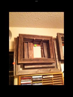 Handcrafted Frames.     $15 to $35 Each depending on size.       South Austin.