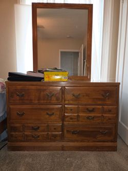 Vintage Double Dresser w/ mirror