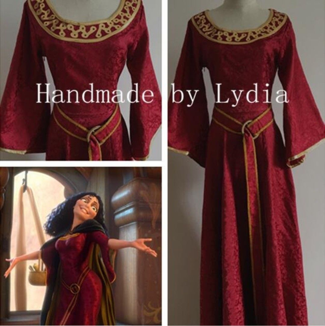 Brand new women's Mother Gothel Cosplay Halloween costume