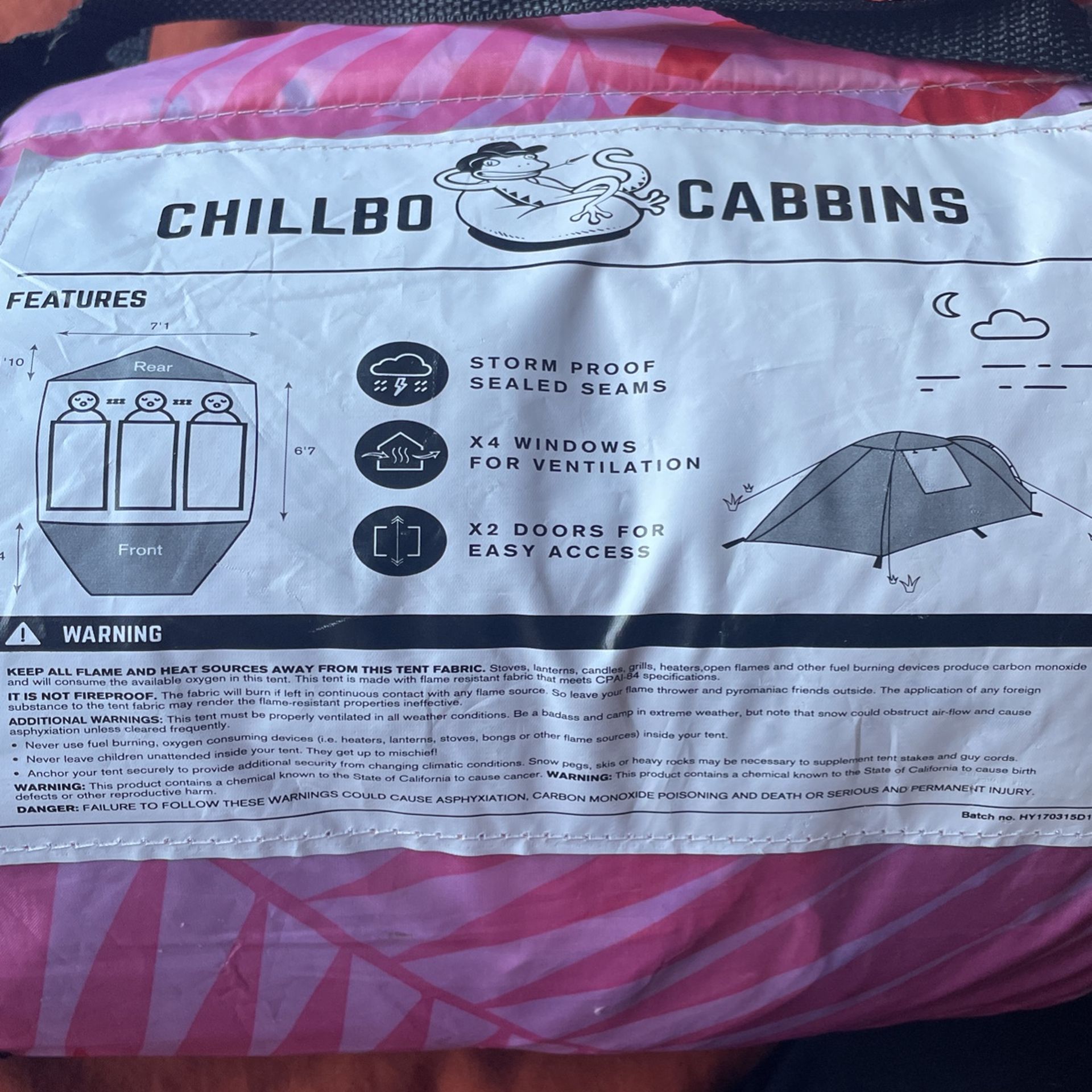 Chilbo Cabbins Tent