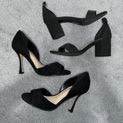 black heels