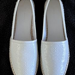 Tory Burch T Monogram Platform Espadrille NWOB SZ10