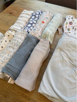 Baby swaddle blankets and towels