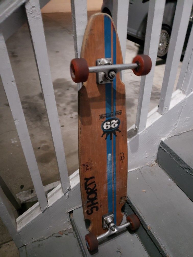 Long Board Skateboard In Great Condition 