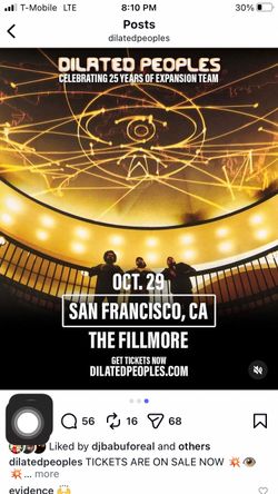 Dilated peoples Ticket 1