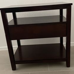 Ashley Wooden Bedside Table