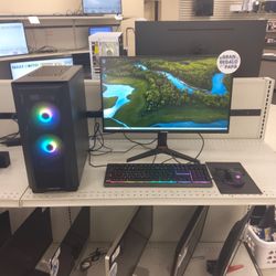!!!READ DESCRIPTION!!! Gaming Desktop With Monitor, Keyboard And Mouse