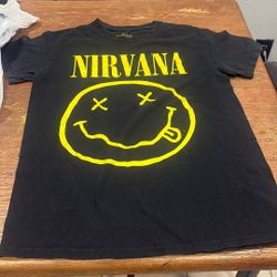 nirvana shirt size S