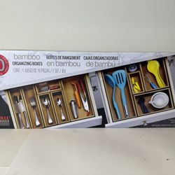 10-piece Bamboo Organizer