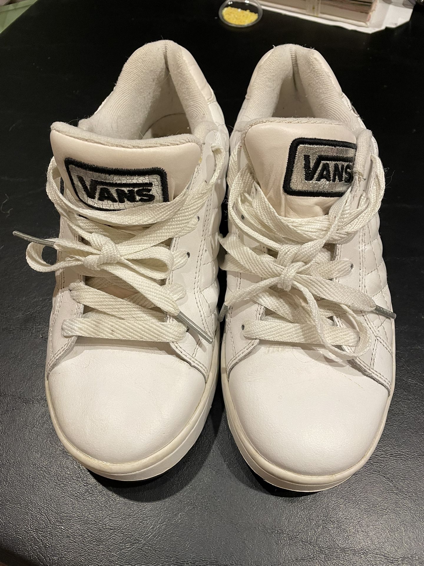 RARE VANS Widow Plus Quilted Leather Skate Shoe, Women Size 9