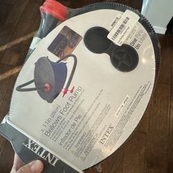 High Volume Bellows Foot Air Pump Portable Foot Pump Air Inflator for Inflatable Boats Beds Swim Rings Floating Mats Water Supplies