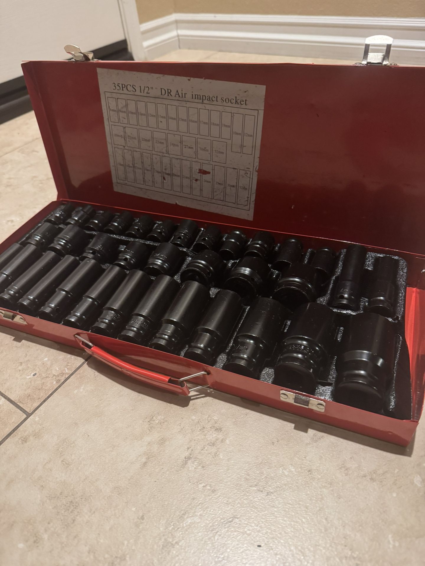 1/2 Impact Socket Set
