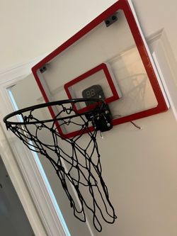 Over-the-Door Mini Basketball Hoop with Scoreboard