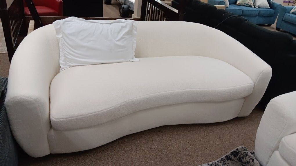 White Sofa And Loveseat