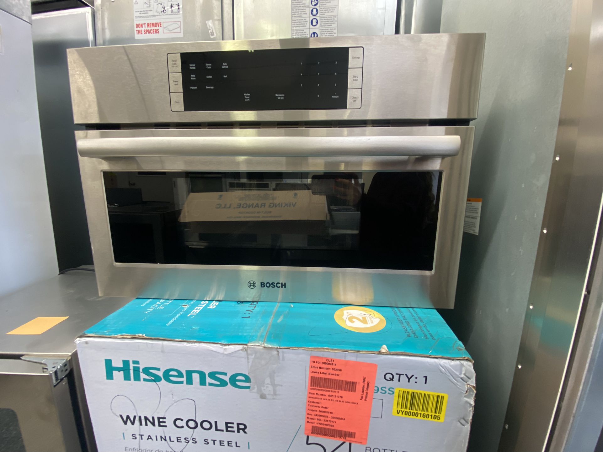 30” BOSCH BUILT IN MICROWAVE OVEN 