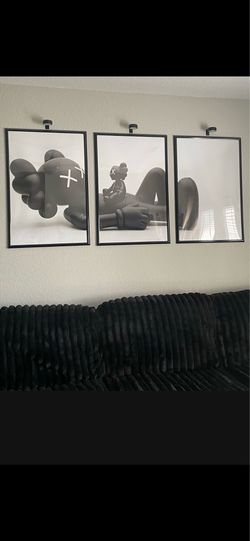 KAWS Wall Decor picture frames 24x36