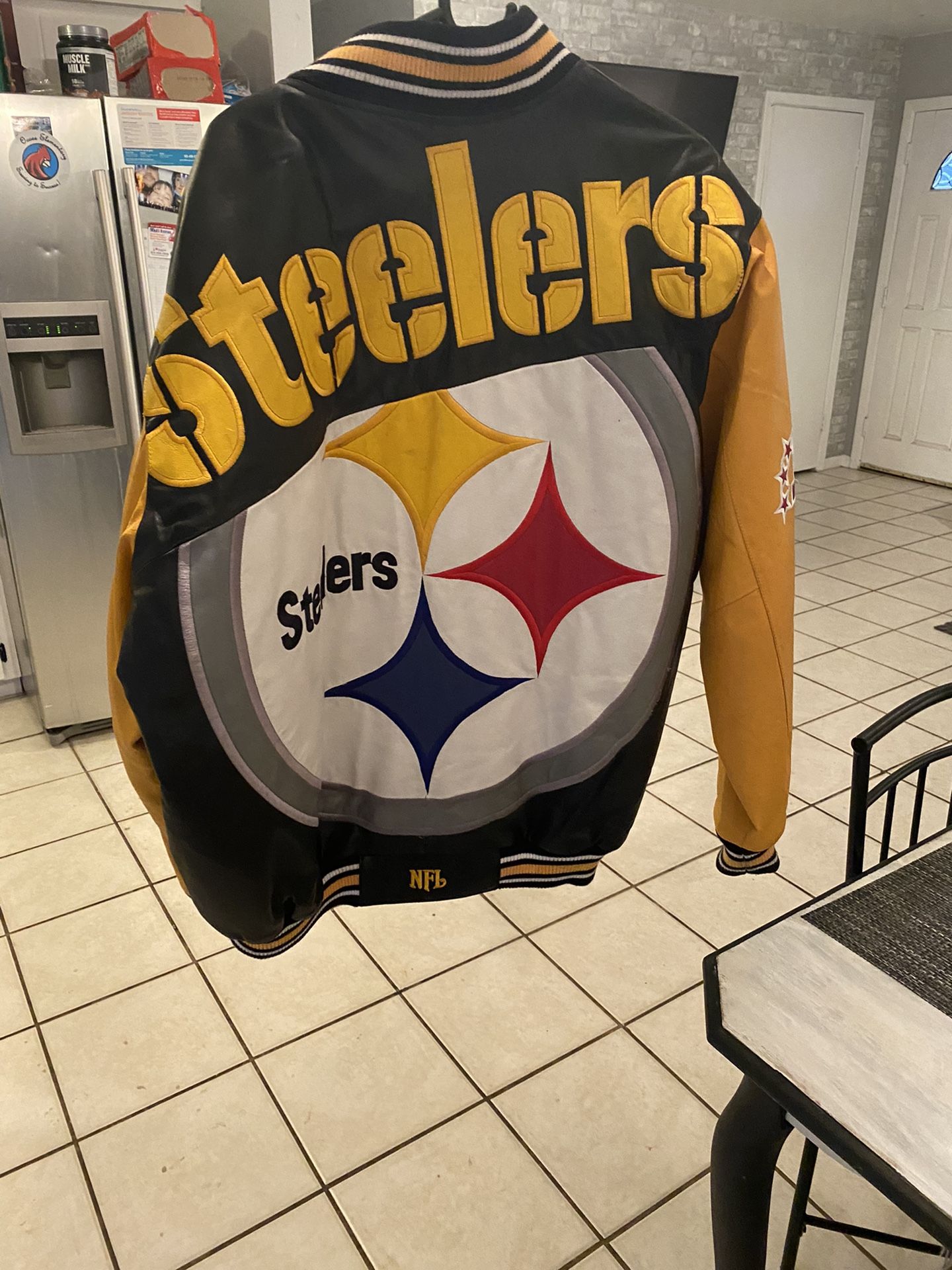 100 % Leather Jacket Mint Condition